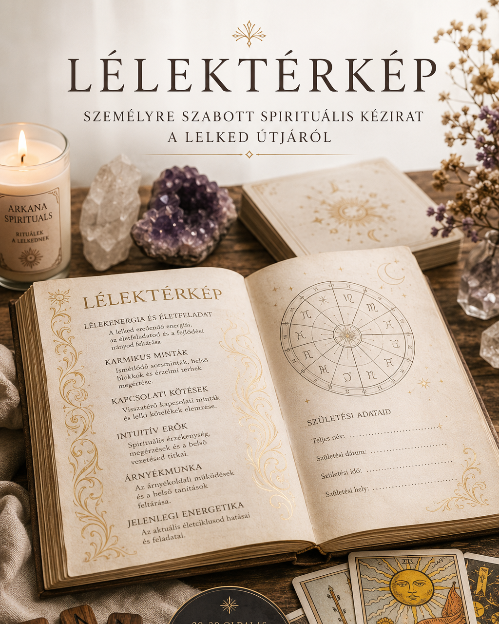Lélektérkép – Személyre szabott spirituális kézirat - digitális