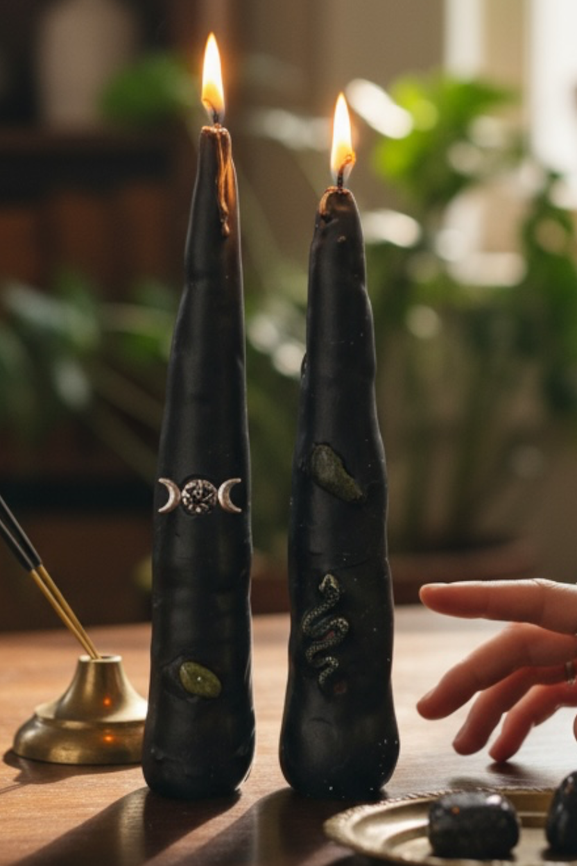 Munkahelyi védelem szándék gyertya és rituálé