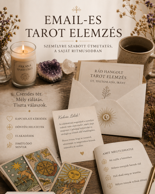 Email-es tarot elemzés