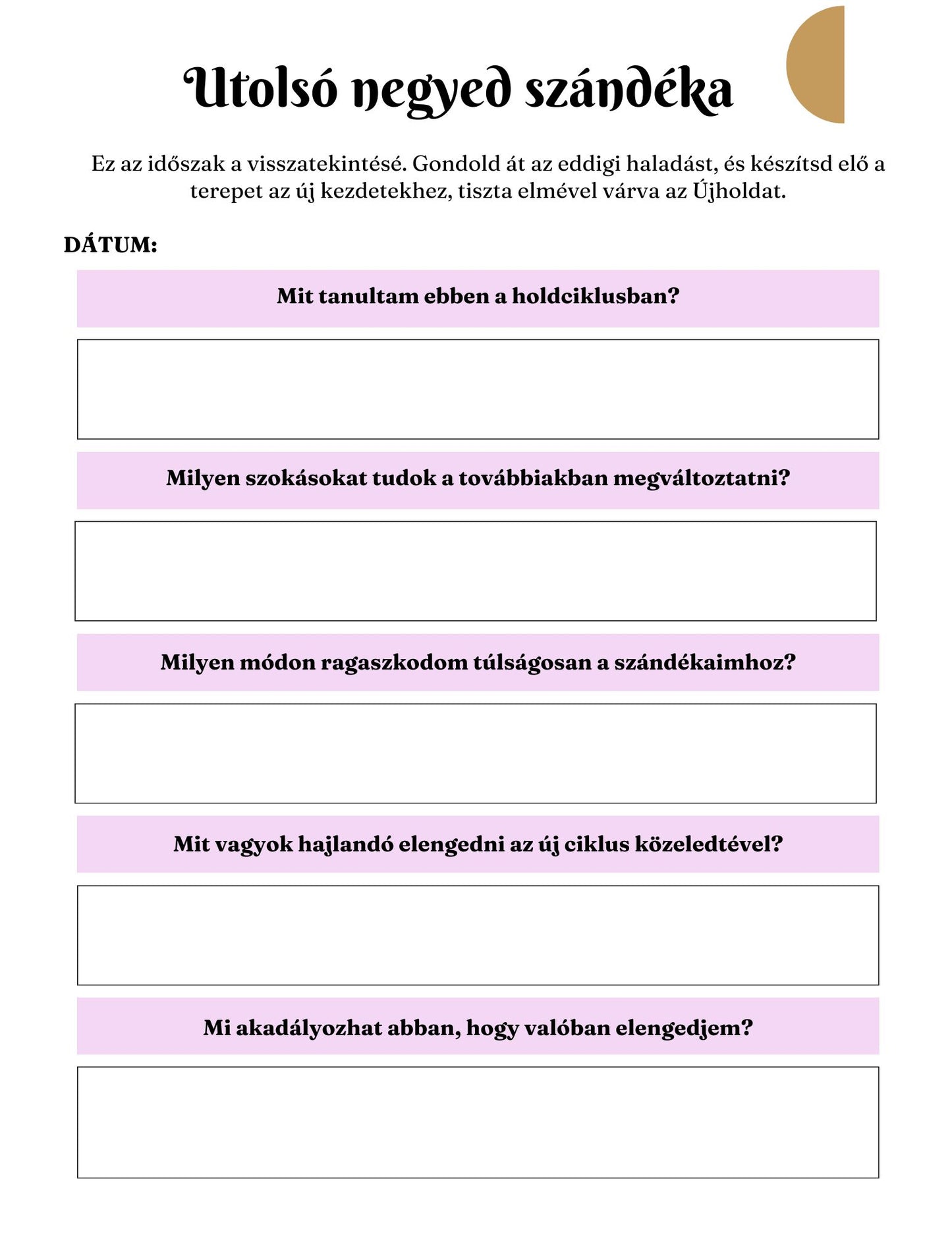 Boszorkány Napló / Tervező 2026 EBOOK