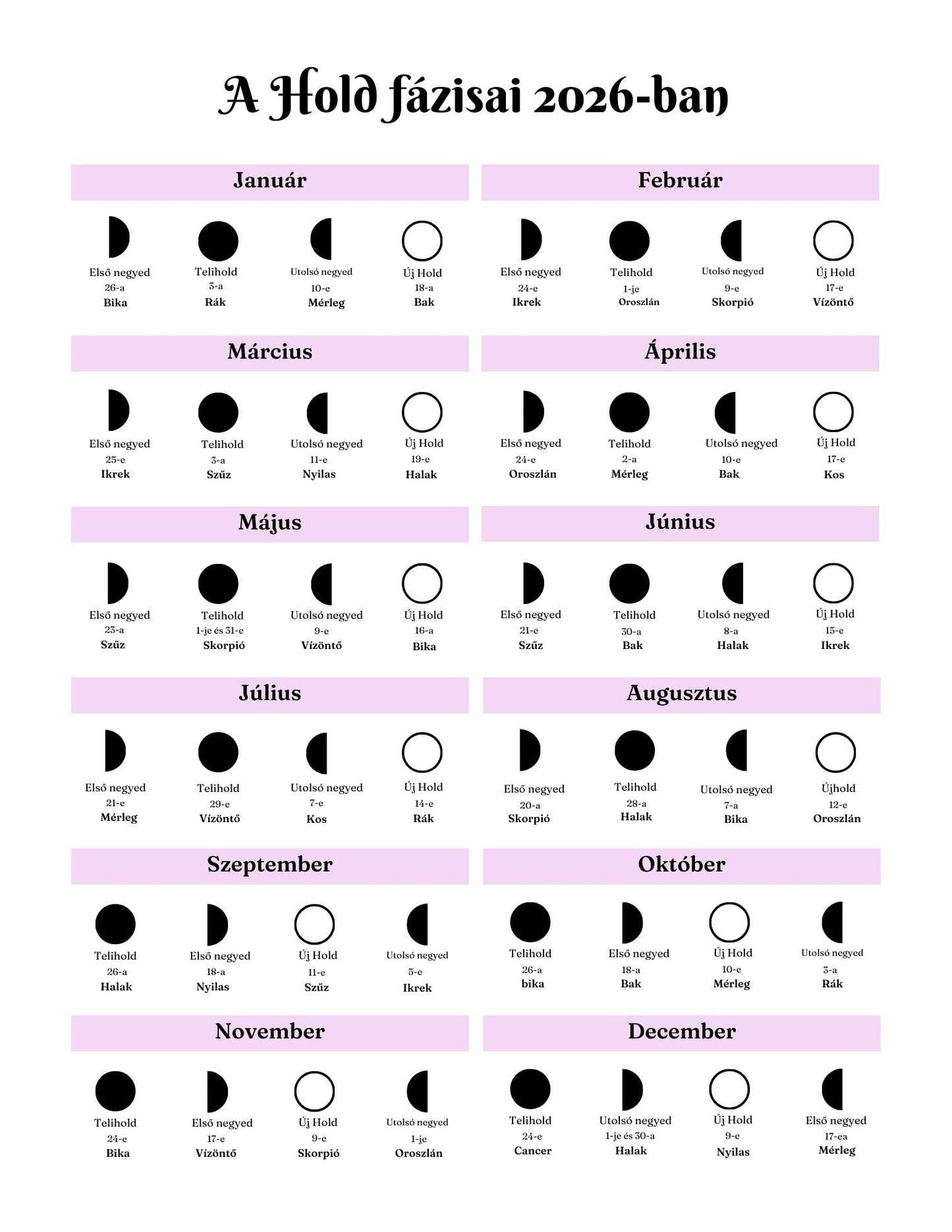 Boszorkány Napló / Tervező 2026 EBOOK