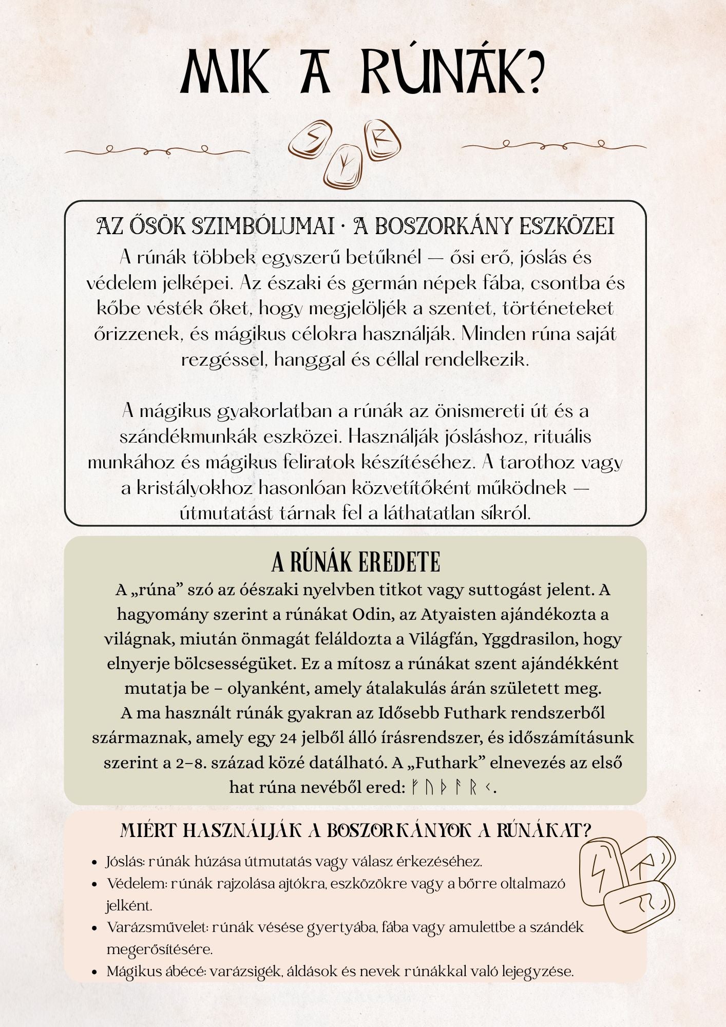 Rúnamágia - digitális