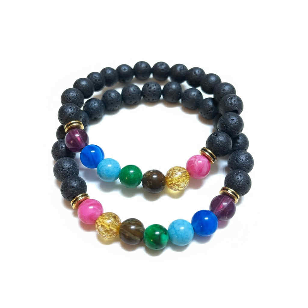 7 csakra karkötő szett