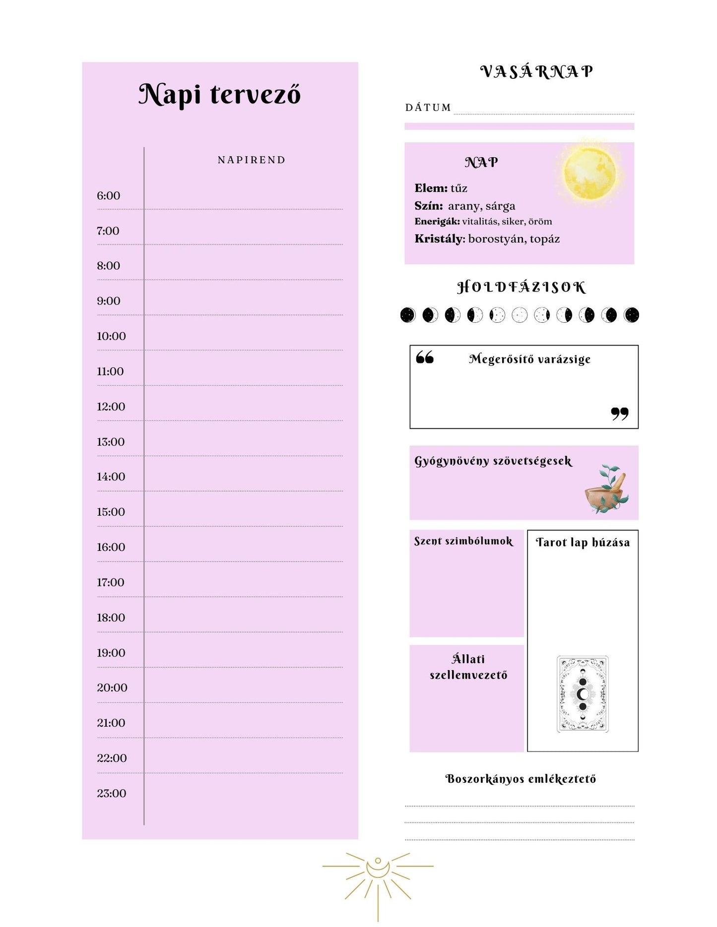 Boszorkány Napló / Tervező 2026 EBOOK