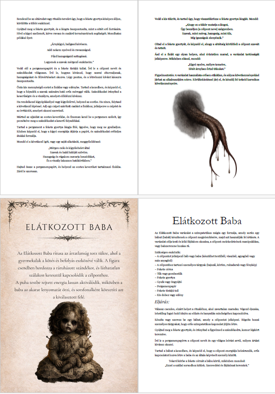 A Tiltott Mágia – az árnyék rítusainak világa digitális könyv