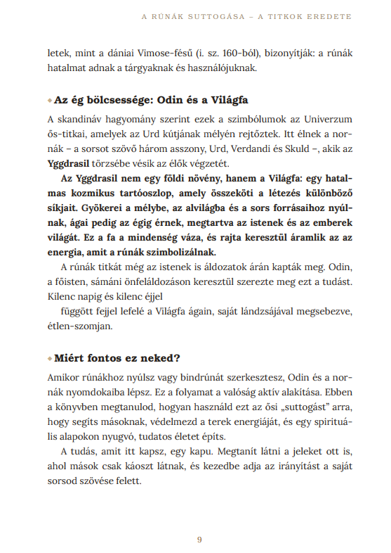 A rúnák suttogása - titkok eredete eco bőr borításban