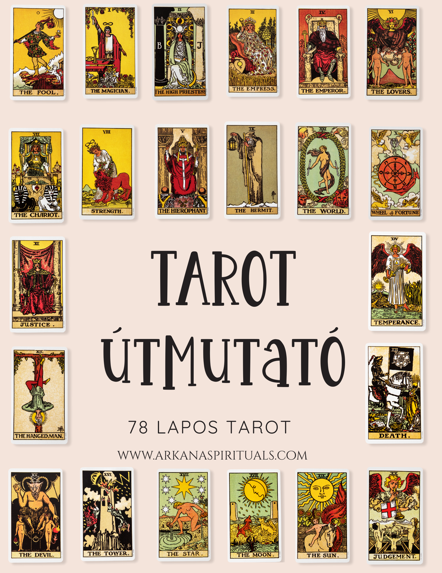 Tarot útmutató - digitális könyv